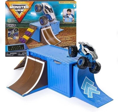 Monster Jam, Ship It & Flip It Transforming Playset with Exclusive 1:64 Scale... - Image 1 of 4