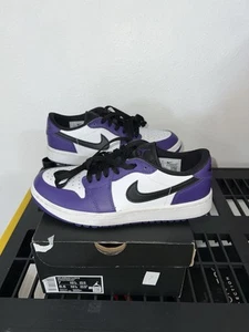 Size 7 - Air Jordan 1 Golf Low Court Purple - Picture 1 of 6