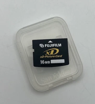 Fujifilm xD Picture Memory Card 16MB  - Fits Fuji & Olympus cameras - Image 1 of 2