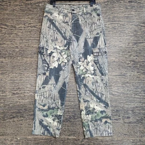 Vintage Commander Camo Pants Medium Brown Mossy Oak Camoflage Cargo Made in USA - Picture 1 of 14