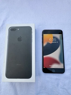 Unlocked Black Apple iPhone 7 Plus 256GB with Original Box And All Accessories - Image 1 of 4