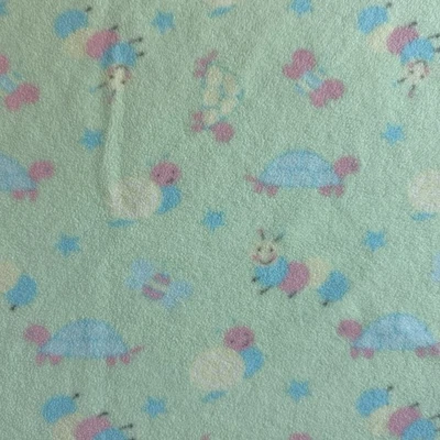 Circo Baby Blanket with Bugs Caterpillar Green Fleece Infant Lovey Turtle Star - Image 1 of 4