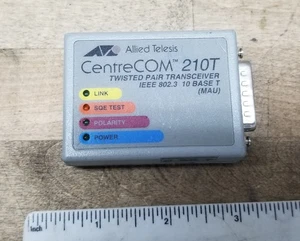 Allied Telesis CentreCOM AT-210T-05 AUI RJ-45 Transceiver - Picture 1 of 4
