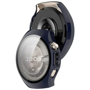 Futerał ochronny ze szkłem do Huawei Watch 5 46mm Bizon Case Cover Etui Etui Niebieskie - Zdjęcie 1 z 8