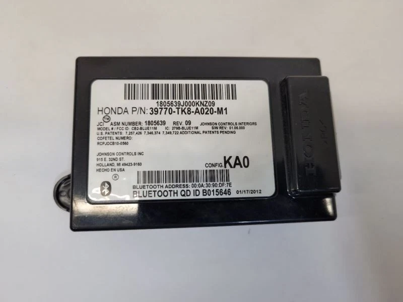2011 2012 2013 Honda Odyssey Communication Bluetooth Control Module Unit OEM - Image 1 of 4