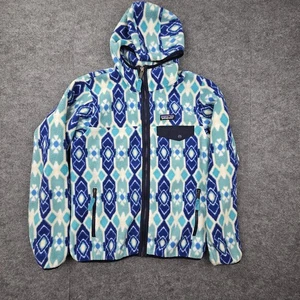 Chaqueta con Capucha Patagonia Synchilla Mujer Mediana Polar Cremallera Completa Azteca Exterior - Imagen 1 de 6