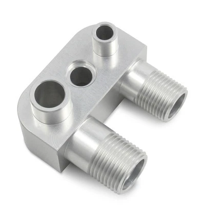 Conversion A/C Line Compressor Adapter Fitting Replacement For LSX LS3 Engine - Image 1 of 4