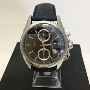 Hamilton Jazzmaster H326160 Automatic Chronograph Watch Black Dial 43.5mm Japan - Picture 1 of 12