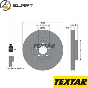 2x BRAKE DISC 92161005 FOR BMW X6/E71/E72/F16/F86 X5/E70/F15/F85 N55B30A 3.0L - Picture 1 of 8