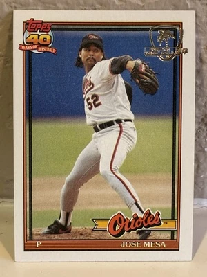1991 Topps Operation Desert Shield #512 Jose Mesa Baltimore Orioles casi nuevo D Foto 1 de 2