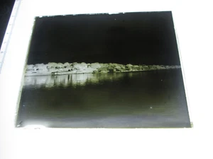 GLASNEGATIV, SPÄT 1800/ANFANG 1900, CASTINE MAINE, WASSERFRONT, #1 - Bild 1 von 1