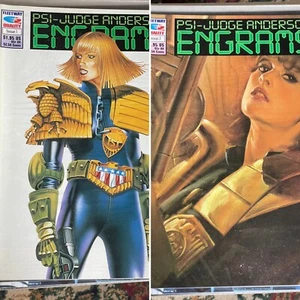 Juego completo de 2 engramas Psi-Judge Anderson #1-2 (1992 Fleetway) - Imagen 1 de 3