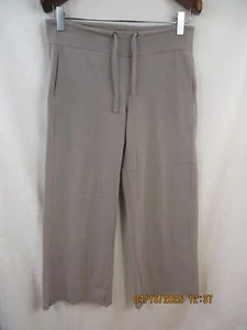 BAREFOOT DREAMS MALIBU COLLECTION SZ M 100% Cotton Beige Drawstring Sweatpants - Picture 1 of 20