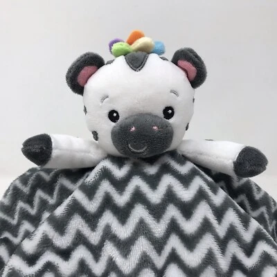 MANTA DE SEGURIDAD BEBÉ EINSTEIN MARY MEYER CEBRA CHEVRON PELUCHE LOVEY  Foto 1 de 4