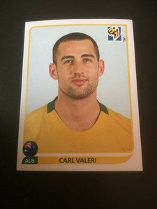 FIFA WORLD CUP SOUTH AFRICA 2010 PANINI FIGURE NO. 287 CARL VALERI