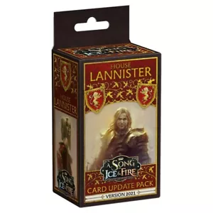 A Song of Fire & Ice Miniatures Game: Lannister Faction Card Update Pack (2021) - Picture 1 of 2