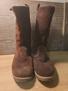 KHOMBU Women's Winter Fur Lined Boots BROWN Color Size 7 M COPLEY - Picture 1 of 12