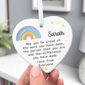 Retirement Gifts For Women Nurse NHS May You Be Proud Rainbow With Gift Bag - Picture 1 of 8
