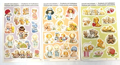 Vintage Sticker Lot Mixed Dog Cat 4x6 Ruth Morehead Postcard - Image 1 of 4