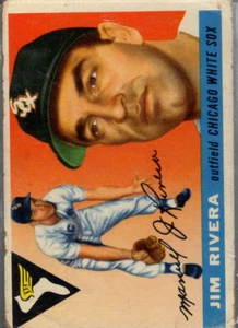 A6435- 1955 Topps #58 Jim Rivera - G-VG (Good/Very Good) - Picture 1 of 2