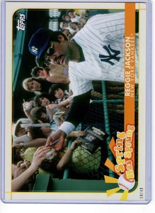 Reggie Jackson 2020 Topps Opening Day Spring has Sprung 5x7 #SHS-7 /49 Yankees 