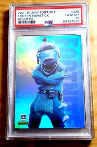 2021 Panini Fortnite FROZEN FISHSTICK #228 Holofoil PSA 10 Gem Mint! USA - Picture 1 of 2