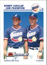 1991 Line Drive AA #350 Coaches/Bobby Cuellar/Lem Pilkinton