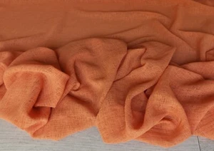 Tessuto al metraggio in misto lino colore arancione (Sabby col. 6) - Picture 1 of 1