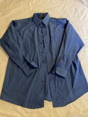 Camisa de vestir Puritan de manga larga con botones para hombre talla 16 32/33 Foto 1 de 2