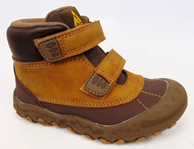 Botas de invierno Mishansha para niños pequeños correa de gancho y bucle talla 10 T, marrón, NUEVAS 2233 Foto 1 de 4
