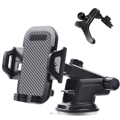 360° Phone Mount Holder Car Stand Windshield Air Vent For Mobile Cell Phone GPS - Image 1 of 4
