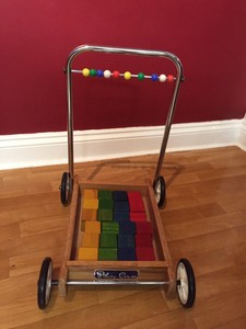 diy wooden baby walker