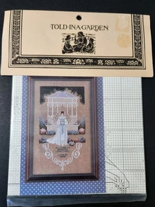 Told In A Garden Cross Stitch Pattern Only Victorian Bride - Picture 1 of 6
