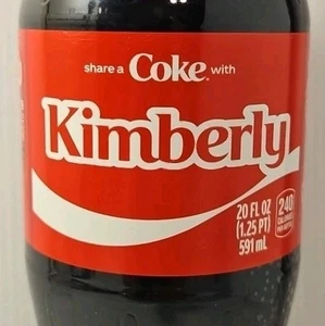 Share A Coke With Kimberly 2025 Personalized Gift Coca Cola Bottle - Picture 1 of 4