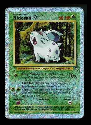 #4 Nidoran 82/110 Legendary Collection 2002 Reverse Holo Pokémon Card TCG - Image 1 of 4