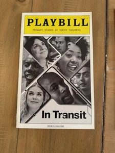 In Transit Off Broadway Playbill October 2010 (A Capella Musical) - Picture 1 of 1
