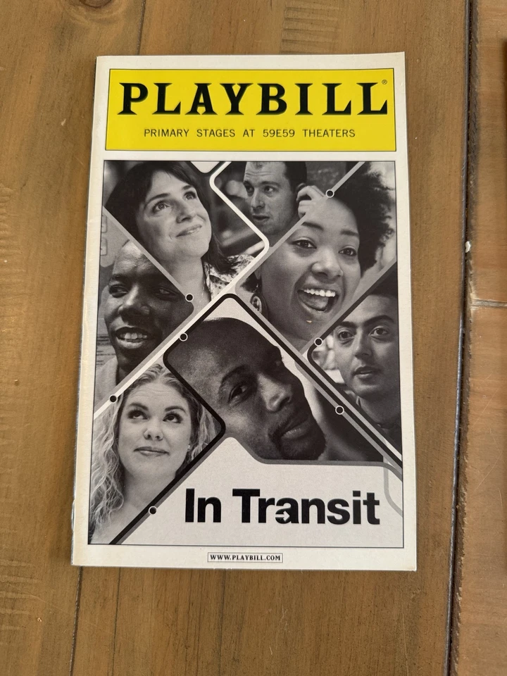In Transit Off Broadway Playbill October 2010 (A Capella Musical) - Image 1 of 1