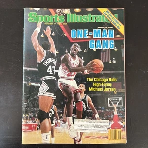  Sports Illustrated 17. November 1986 Michael Jordan One Man Gang erstes NBA Cover - Bild 1 von 3