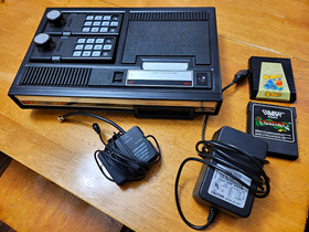 Coleco ColecoVision 2400 Console Bundle Black RF w/ 2 Controllers, 2 Games