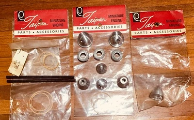 Vintage Taipan, NOS and used Parts, model aeroplane, airplane engine. - Image 1 of 2