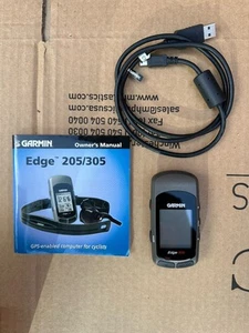 Garmin Edge 305, guía, cable cargador/sincronización, sensor de velocidad, monitor de ritmo cardíaco. - Imagen 1 de 6