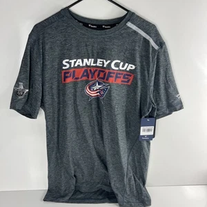 NEU Columbus Blue Jackets T-Shirt L Kurzarm NHL Stanley Cup Playoffs 2019 - Bild 1 von 13