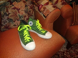 Scarpe Converse Chuck Taylor Donna 8.5 Uomo 6.5 All Star 2 Hi Volt Verde 151086C - Foto 1 di 5