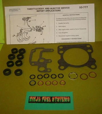 FUEL INJECTOR SERVICE KIT Fits 85 86 87 88 89 TOYOTA MR2 1.6 PFI FUEL INJECTION - Image 1 of 3