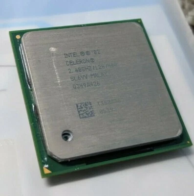 Intel Celeron CPU SL6VV 2.60 GHz/128KB/400MHz Socket 478 - Image 1 of 2