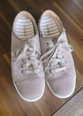 Vionic Brinley Womens Size 9.5 Brown-beige Athletic Walking Shoes Sneakers - Imagem 1 de 4