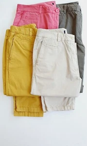 Womens Chinos Trousers Ex M&S Cotton Tapered Ankle Grazer Various Colours - Picture 1 of 18