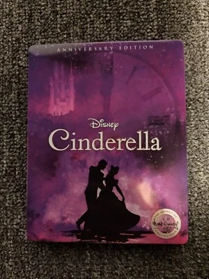 Cinderella Anniversary Edition Steelbook [Blu-ray+DVD, 2019] Foto 1 de 4