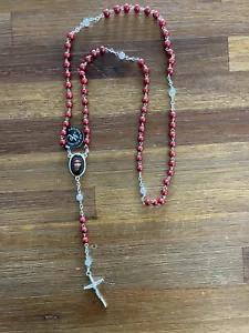 Rosario Preciosa Sangre de Cristo Precious Blood Christ catholic Rosary Religion - Picture 1 of 3