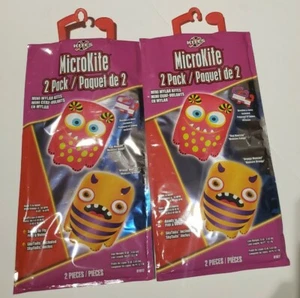 4 Mini Mylar Kites X Kites Micro Kite 2pk Red And Orange Monster . - Picture 1 of 2